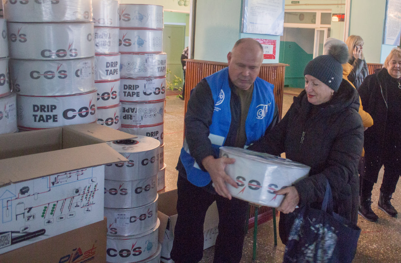 Додатково передача комплектів краплинного зрошення за програмою ФАО 8